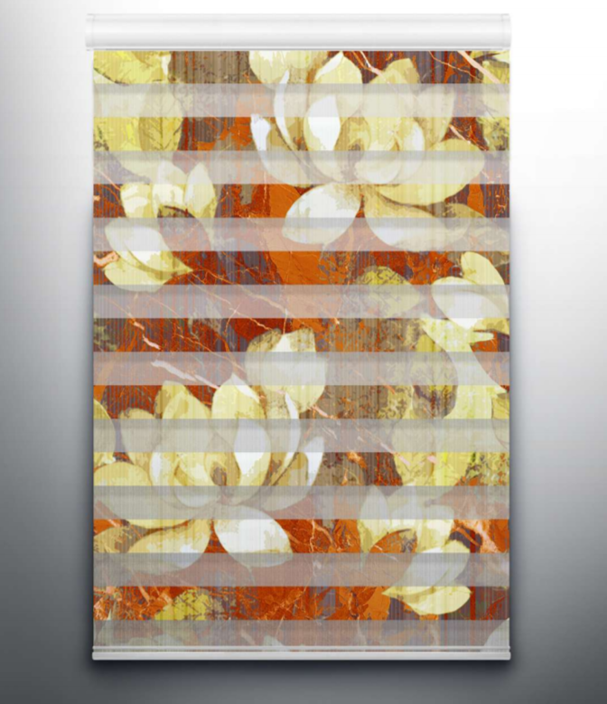 Bright Flower Digital Blinds