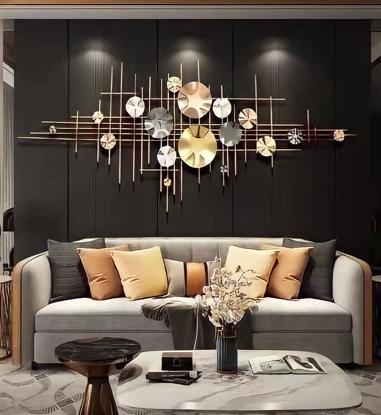 Crystal Metal Wall Decor