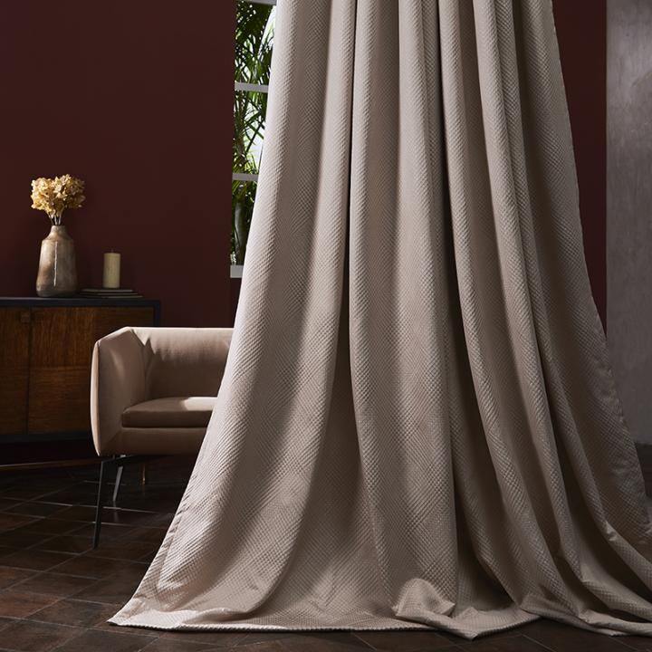 Versova Blush Main Curtain