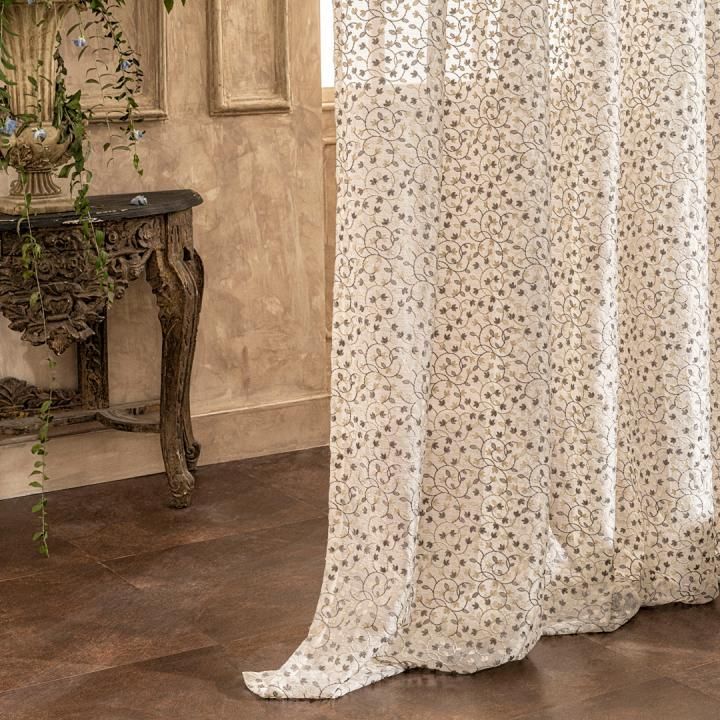 Banaras Organza Rotto Sheer Curtain - 01