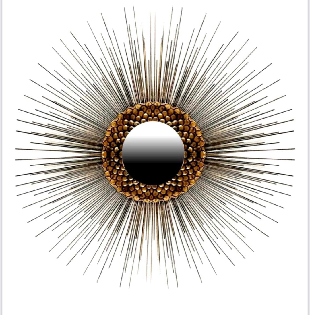 Copper Sunburst Mirror