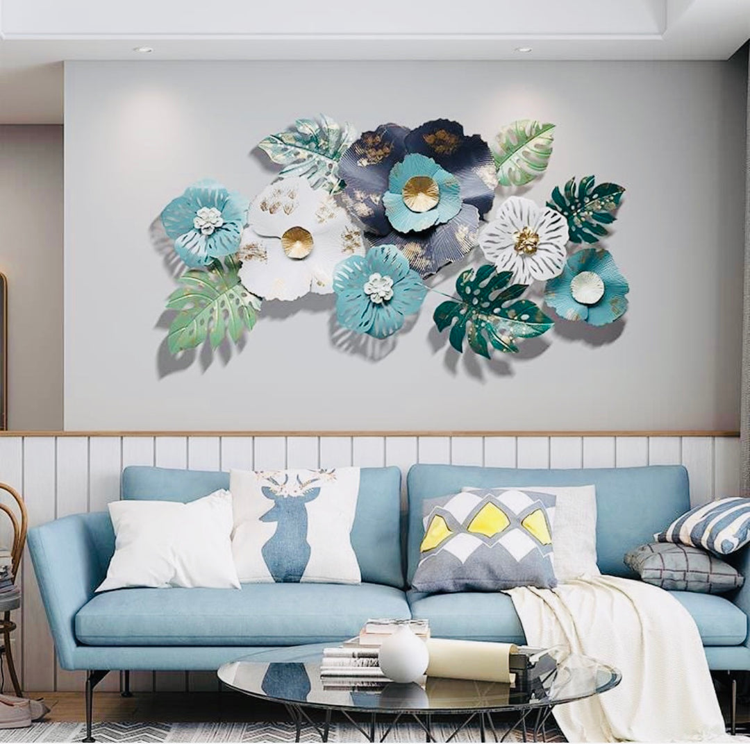 Zinnia Metal Wall Art