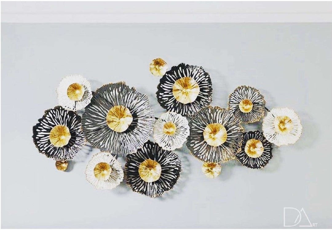 Daisy Floral Metal Wall Art