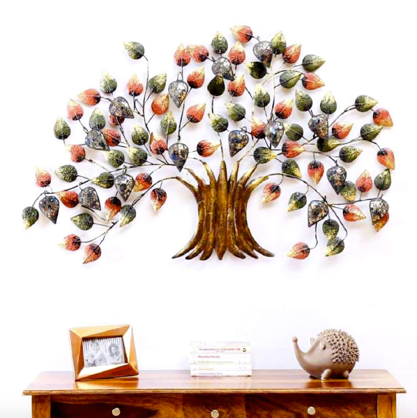 Autumn Tree Metal Wall Art
