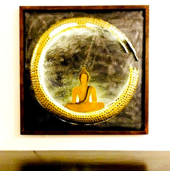 Peace Buddha Décor (with light)
