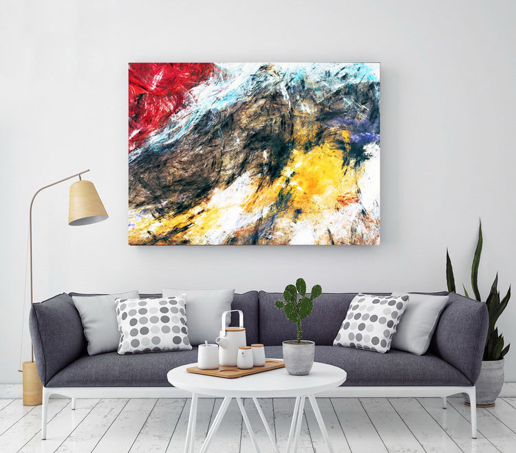 Winter Abstract Canvas Wall Art