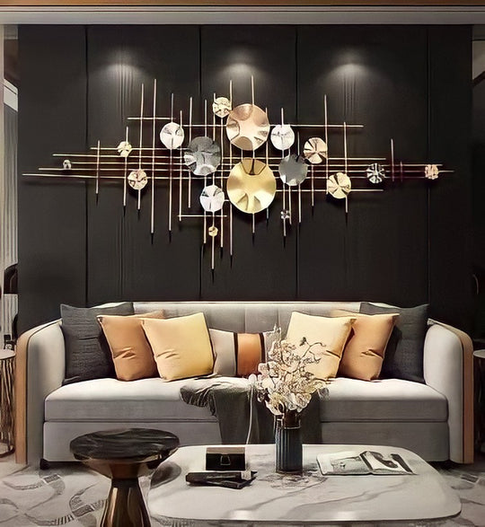 Sparkling Sophistication: Crystal Metal Wall Decor | Shop Now – Darteffects