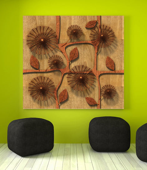 Medieval Abstract Canvas Wall Art