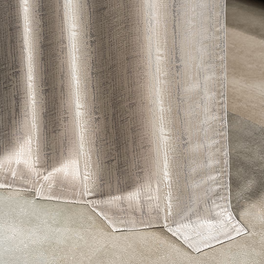 Satin jacquard textured curtain - 03