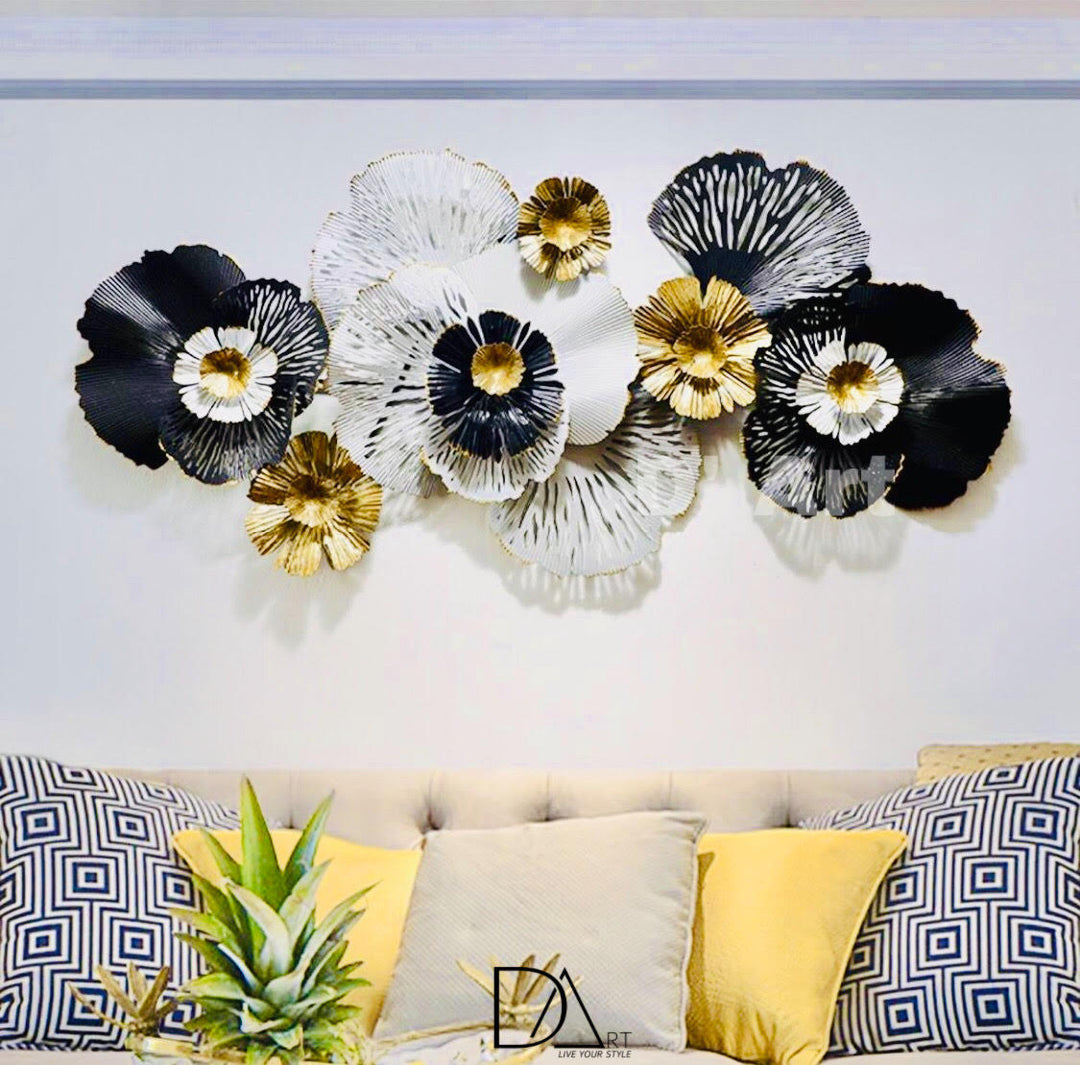 Azalea Floral Decorative Metal Wall Art