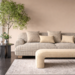 The Heritage Houndstooth Grande Sofa & Bench