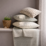 Aria Leaf Embroidered Custom Cushion Cover