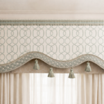Embroidered Curtain Pelmet