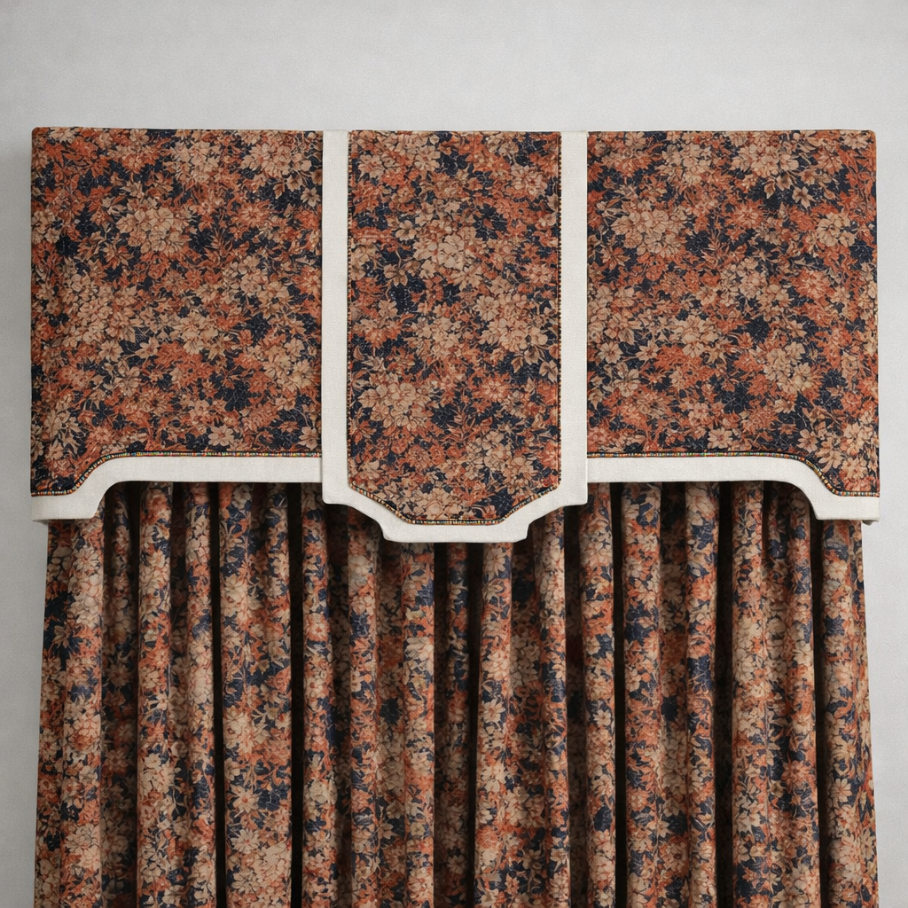 file_0000000004e071fab90faf1315d8b994 Vintage Floral Designer Curtain Pelmet - Image 1